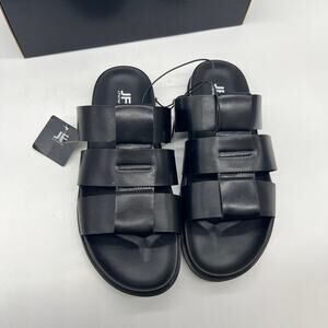 J.Ferrar Dover Men's Slipper Sandals Black Shoes Size 11M